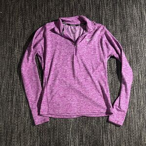 Nike dri- fit half zip long sleeve top